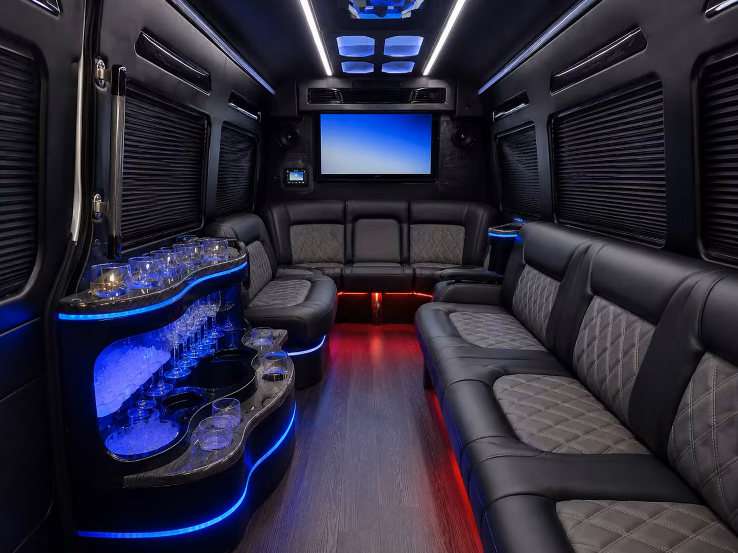sprinter limousine inside